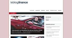 Desktop Screenshot of leblogfinance.com