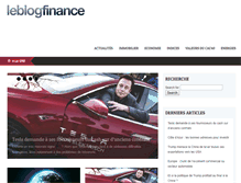 Tablet Screenshot of leblogfinance.com